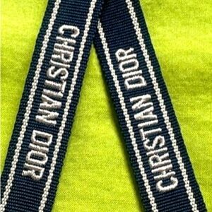 NWOT: Authentic Christian Dior Logo Shoulder Strap no ring